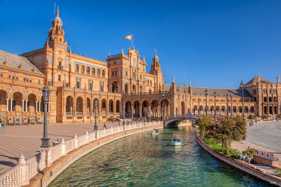 River cruise in Spain