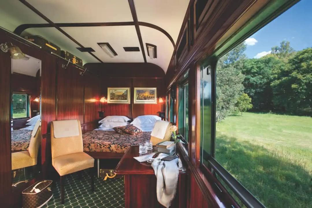 Luxury rail holidays high-end room