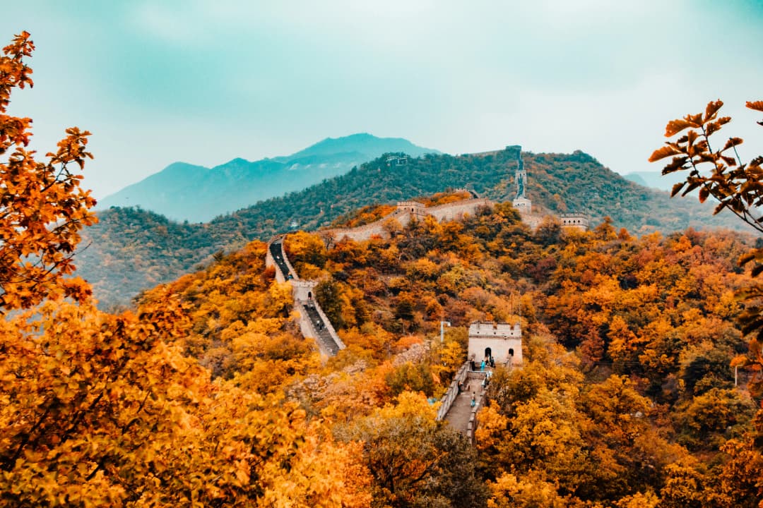 Great Wall of China, China by Hanson Lu