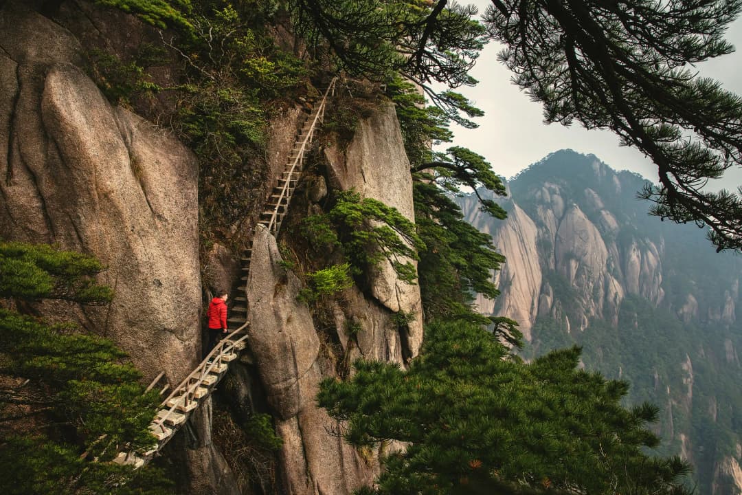 Huangshan or the Yellow Mountains in Anhui Province