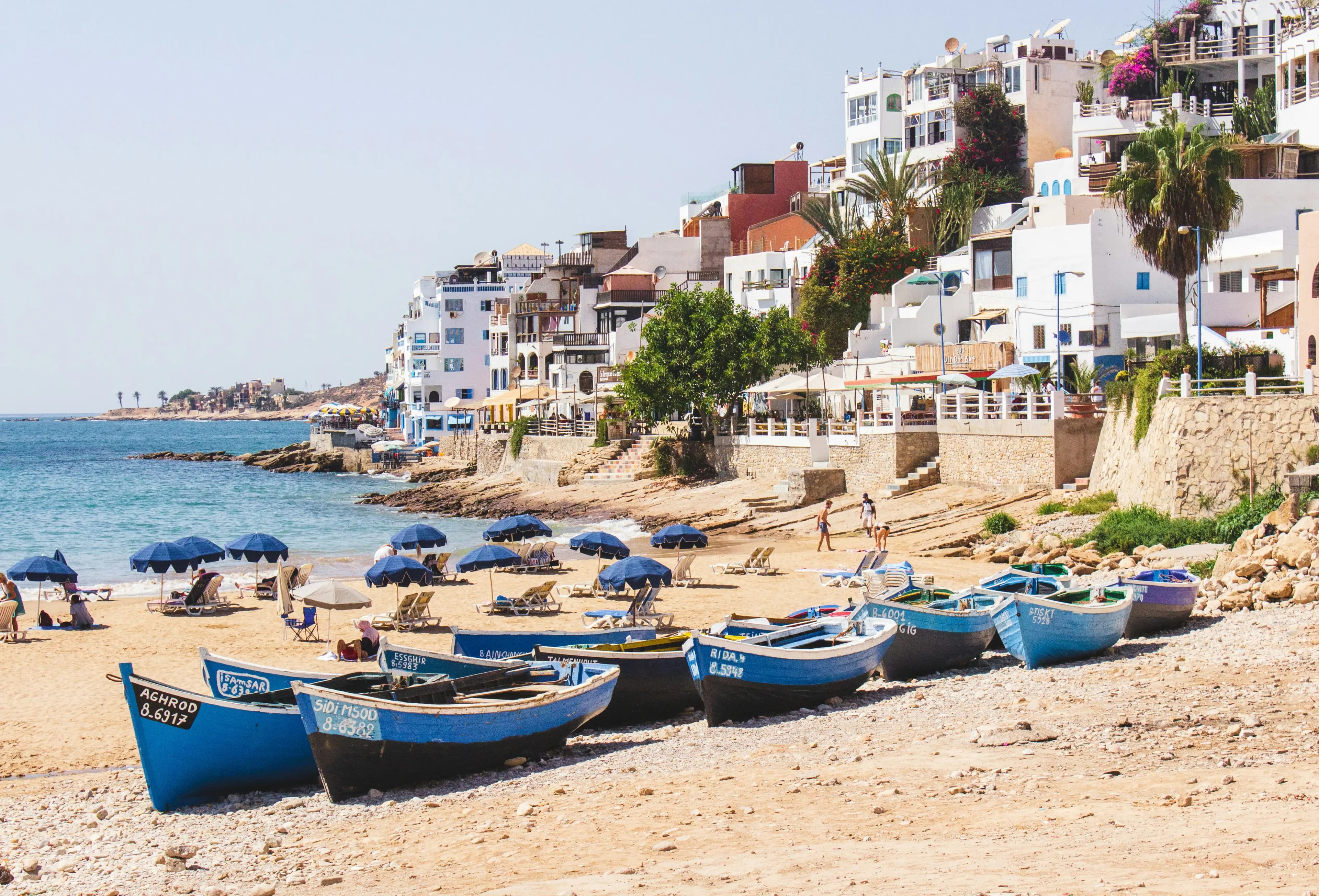 Taghazout Village in Morocco
