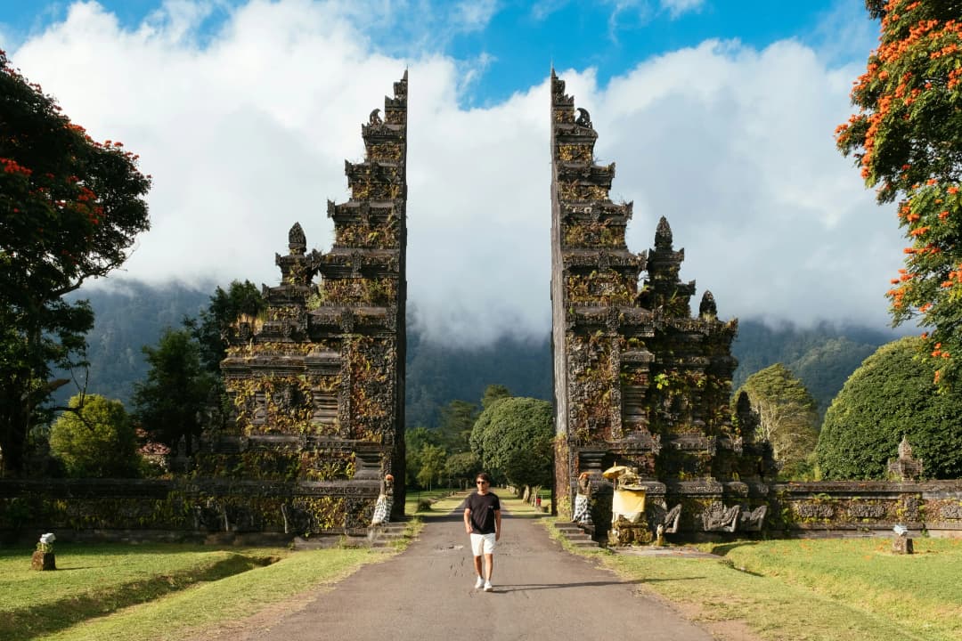 Handara Gate in Bali, Indonesia