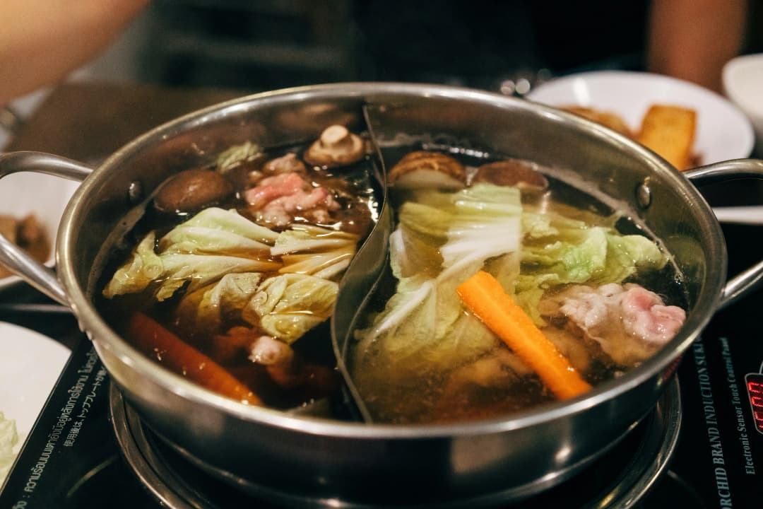 Hot pot at night