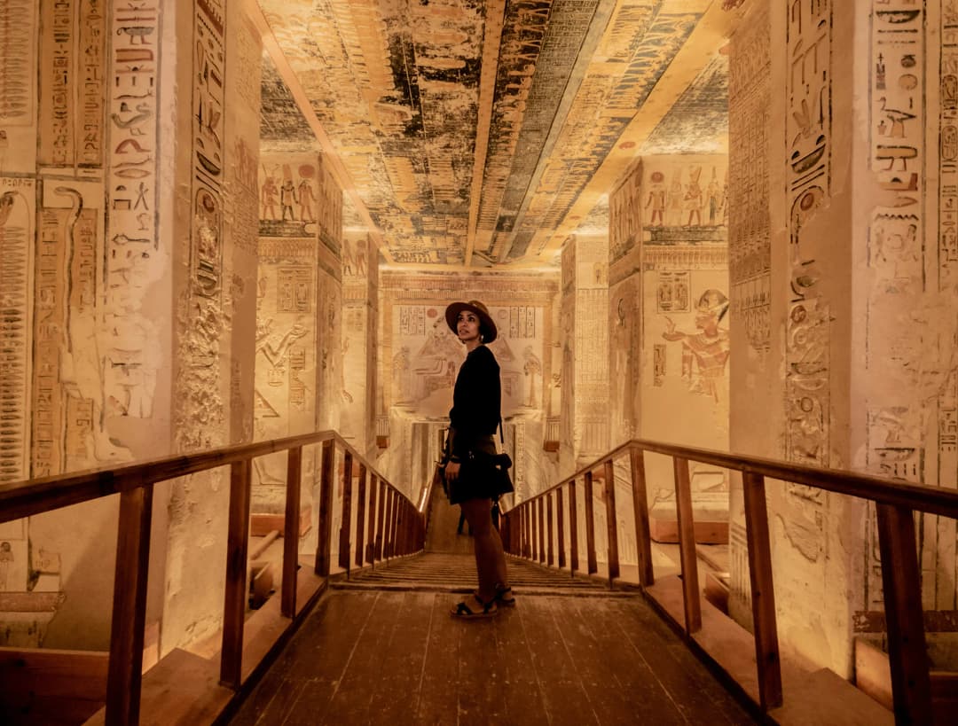 Inside a pharaoh’s tomb in Valley of the Kings